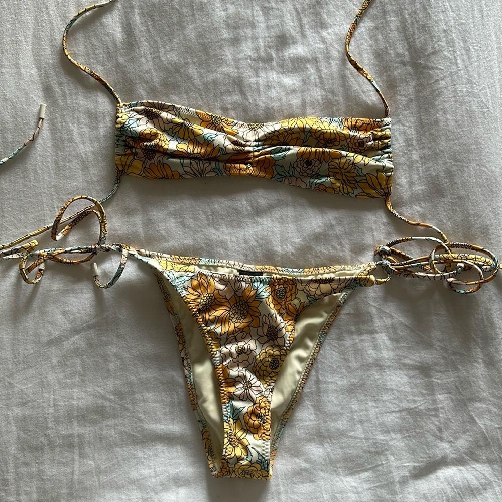 floral triangl bikini